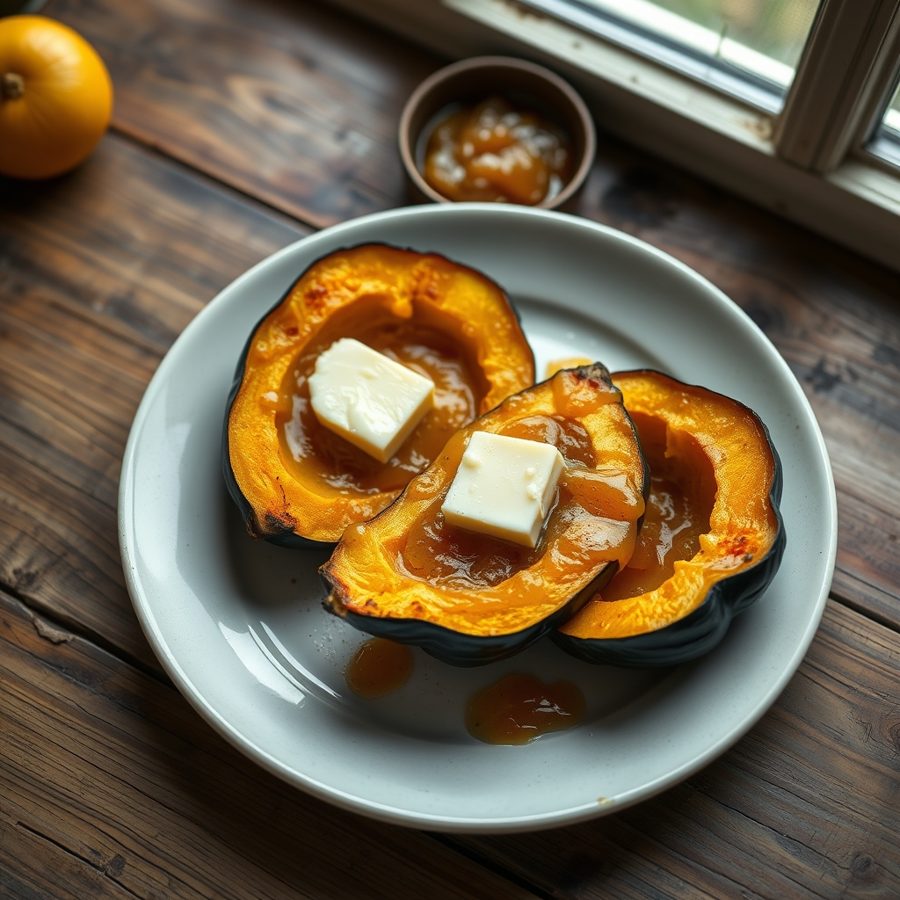 Acorn Squash with Orange Marmalade