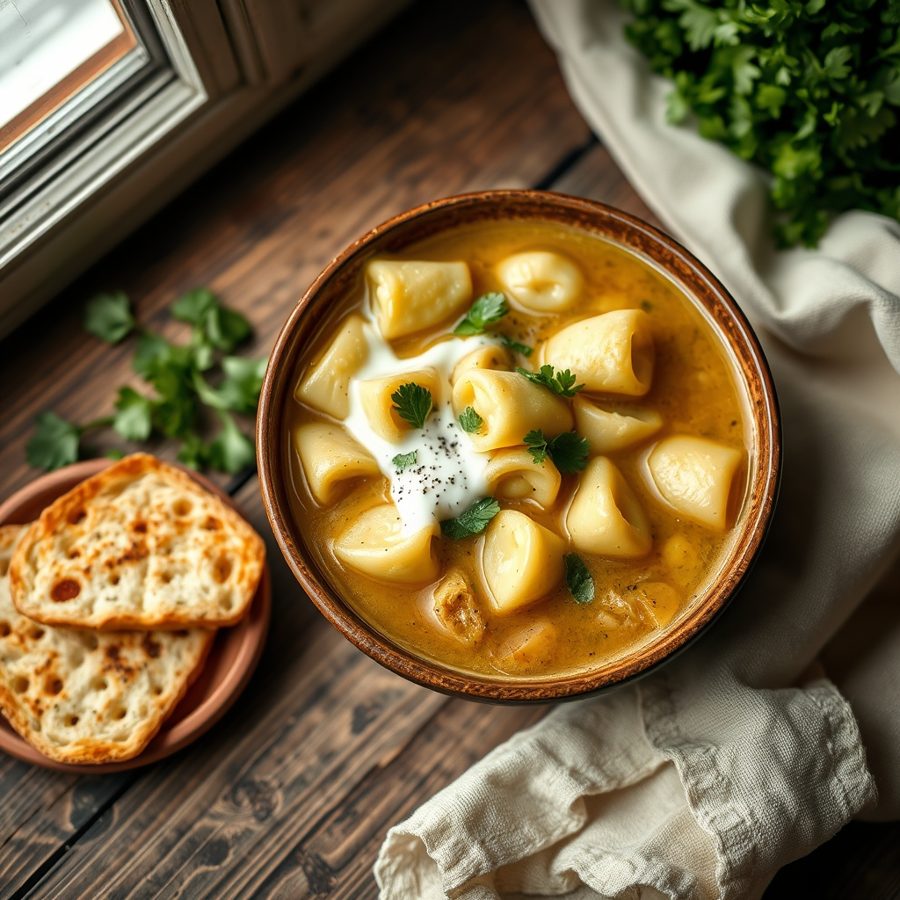 Agnolotti Pasta Soup (Agnolotti in Brodo)