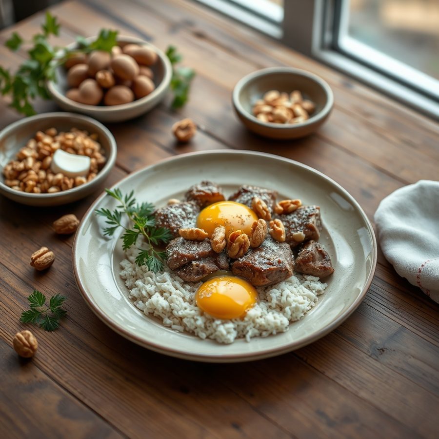 Albanian Meat with Walnuts (Gjellë me Arra)