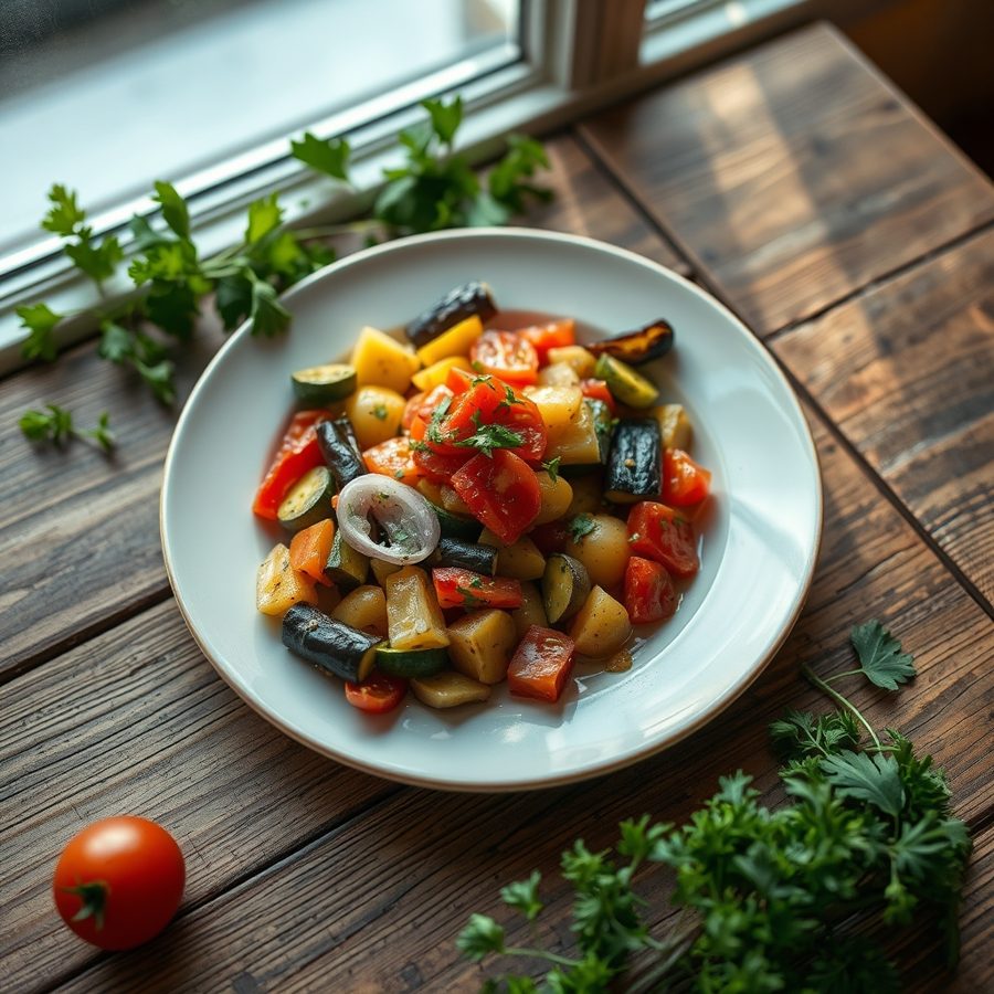 Albanian Mixed Vegetables (Turli Perimesh)