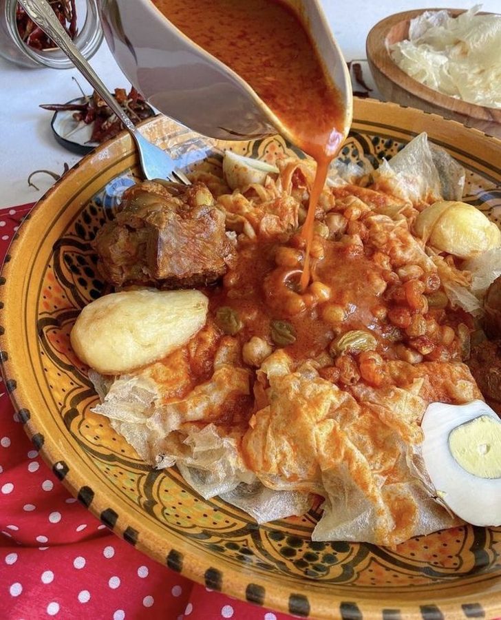 Algerian Chakhchoukha (Vegetable and Flatbread Stew)