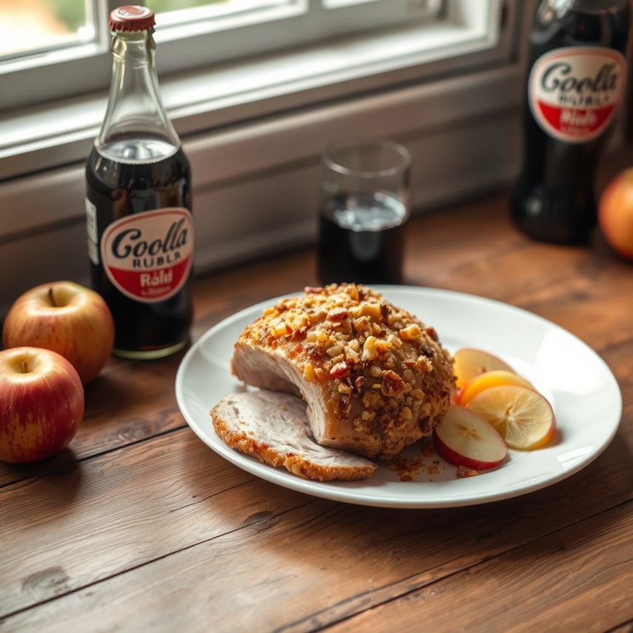 Apple Crusted Ham