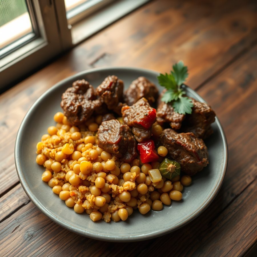 Ayaraya Oka (Nigerian Pigeon Pea and Corn Porridge)