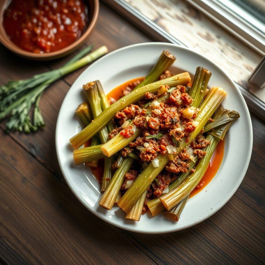 Baked Leeks (Tavë me Presh)