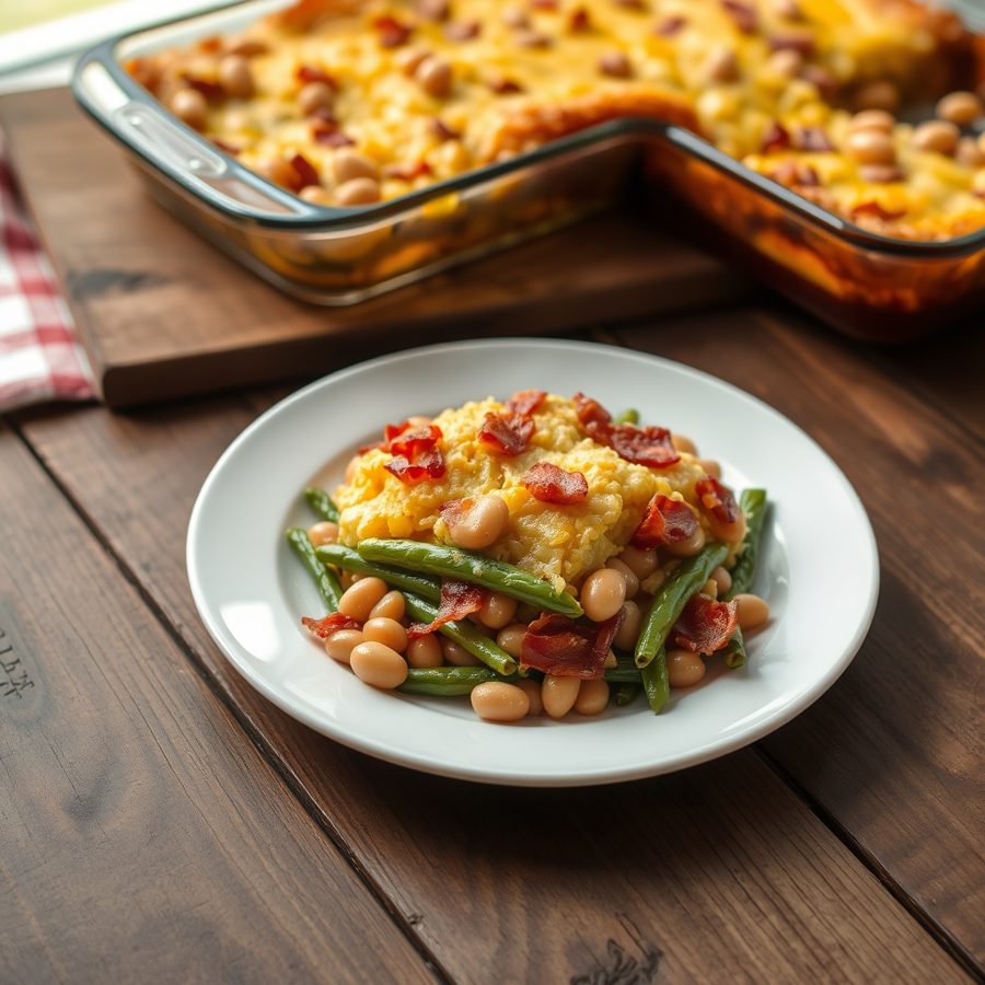 Bean and Bacon Bake