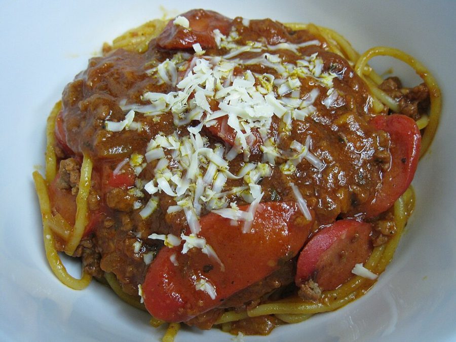 Black-Peppered Chicken Spaghetti