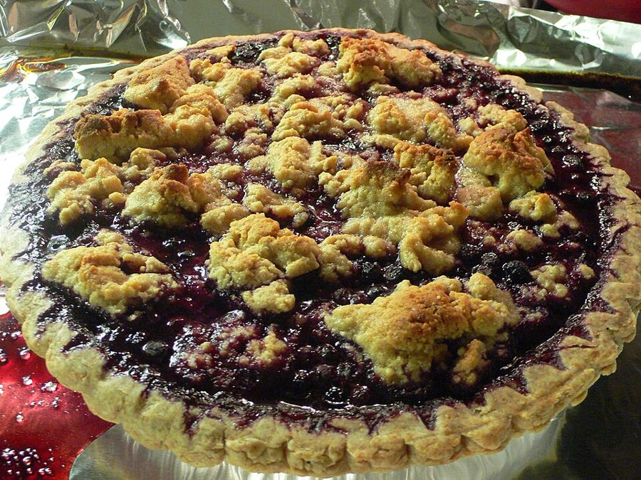 Blueberry Cream Pie
