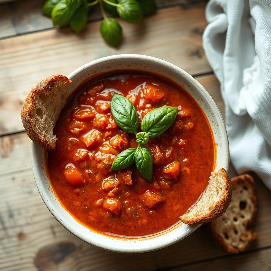 Bread with Tomato Sauce (Pappa al Pomodoro)