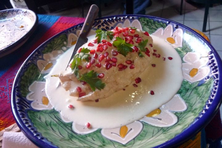 Chiles en Nogada (Stuffed Chile Peppers with Almonds)