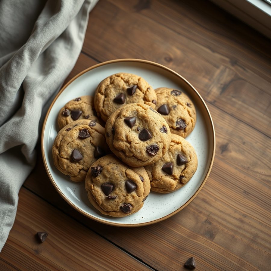Vegan Chocolate Chip Cookies