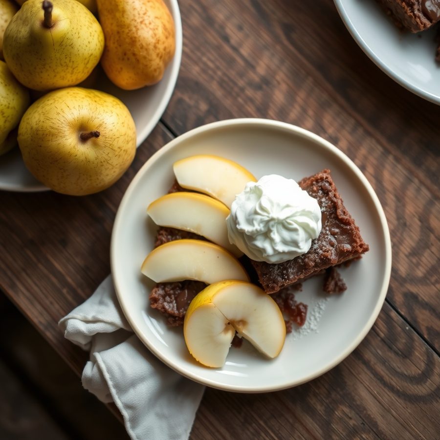 Chocolate Pear Bake