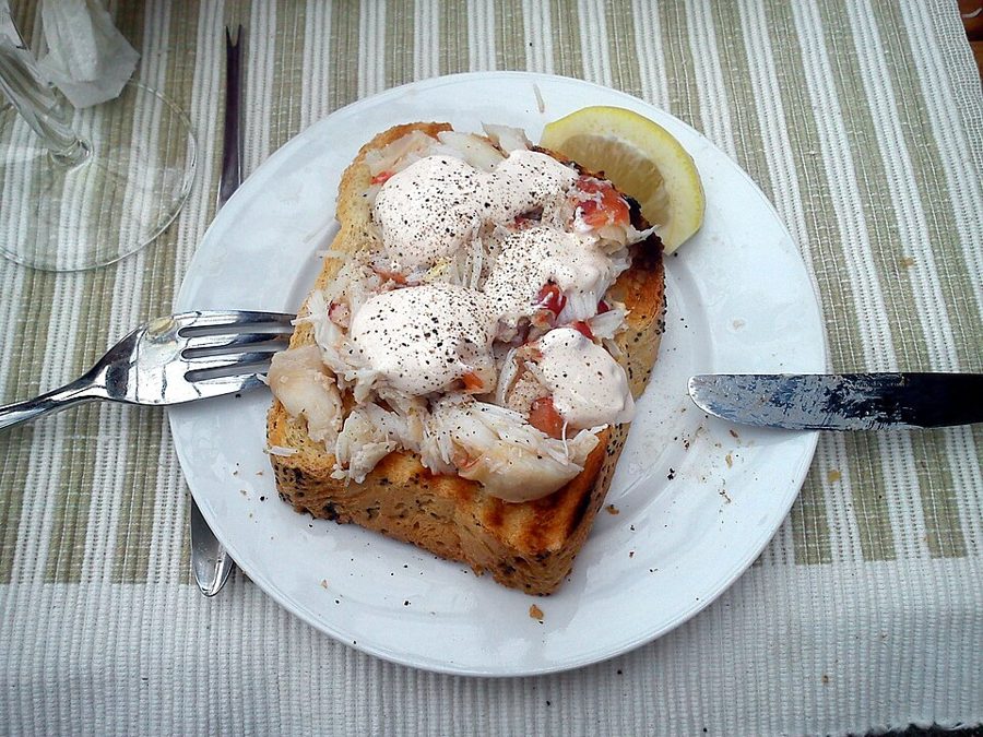 Crab Meat Canapé