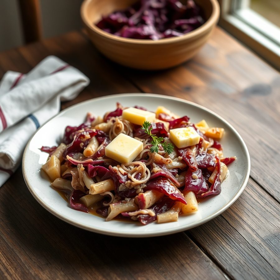 Danish Braised Cabbage (Rødkål)