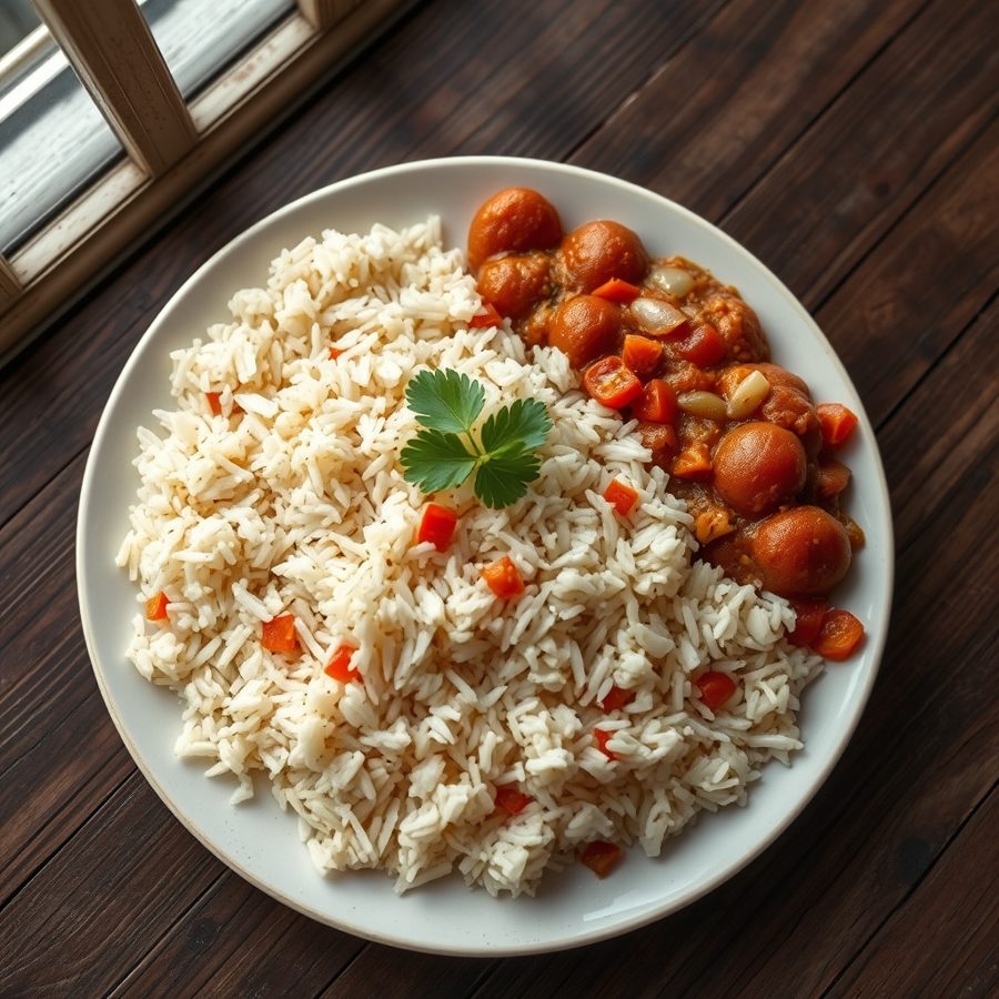 Diri Na Njar (Chadian Spiced Rice with Vegetables)