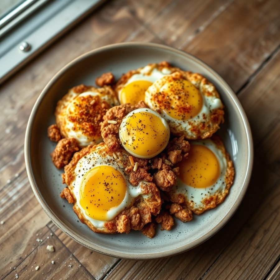 Dirty Desert Fried Eggs