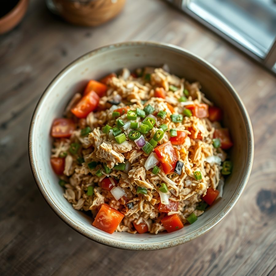 Doro Fitfit (Ethiopian Chicken Salad)