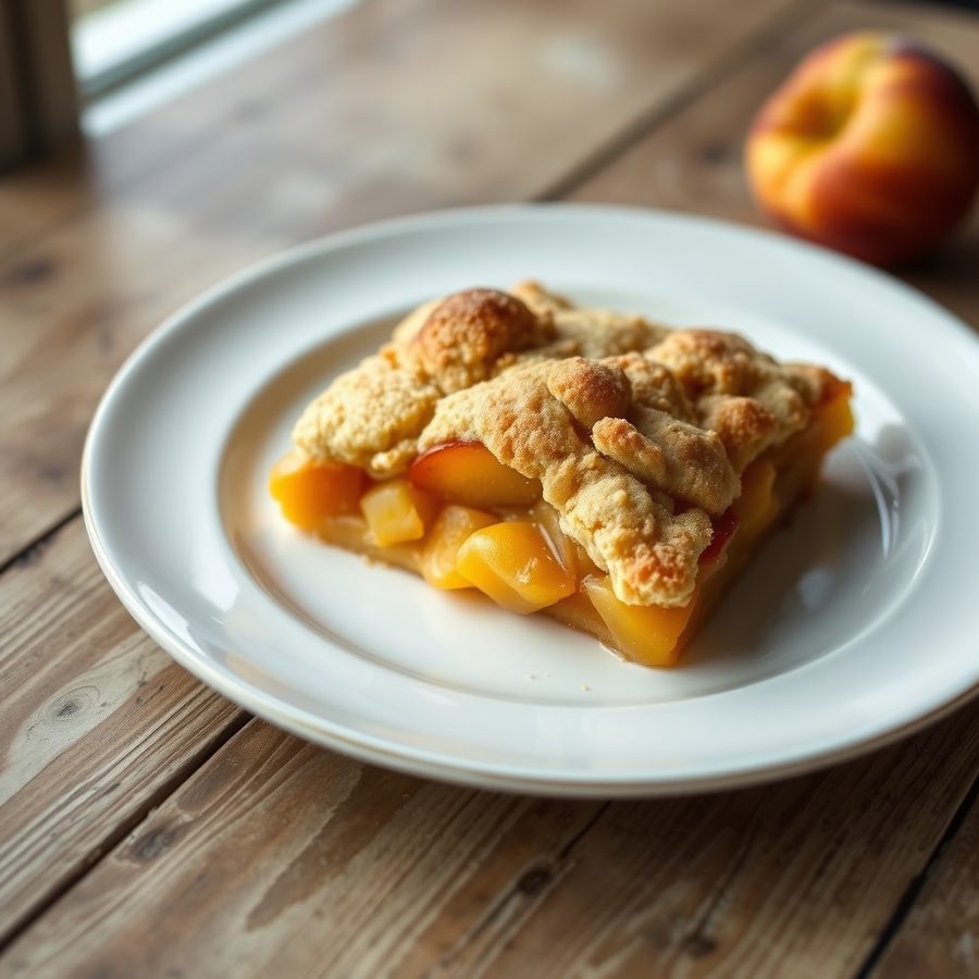 Easy Peach Cobbler