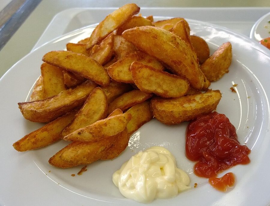 Fried Potato Slices