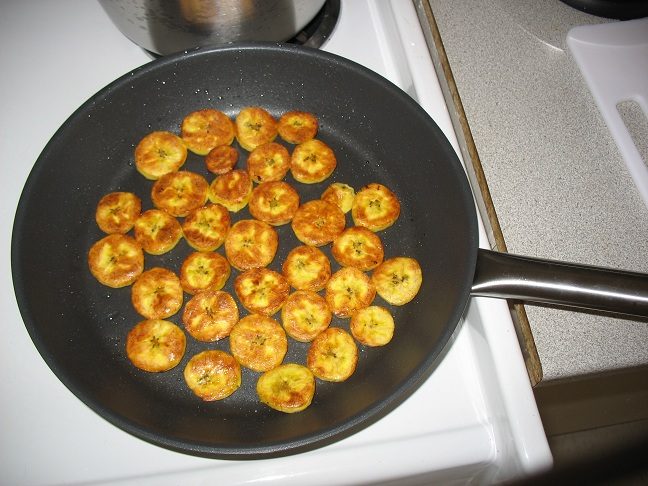Fried Unripe Plantain (Nigerian Green Plantain)