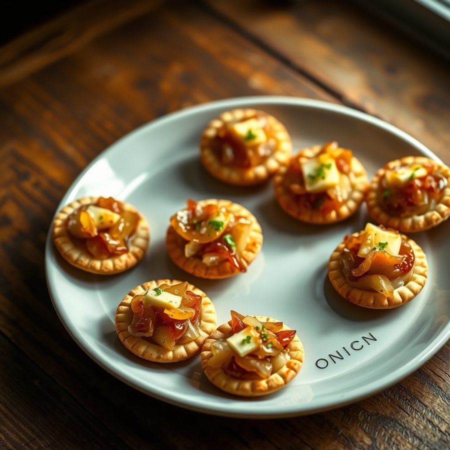 Glazed Onion Canapes
