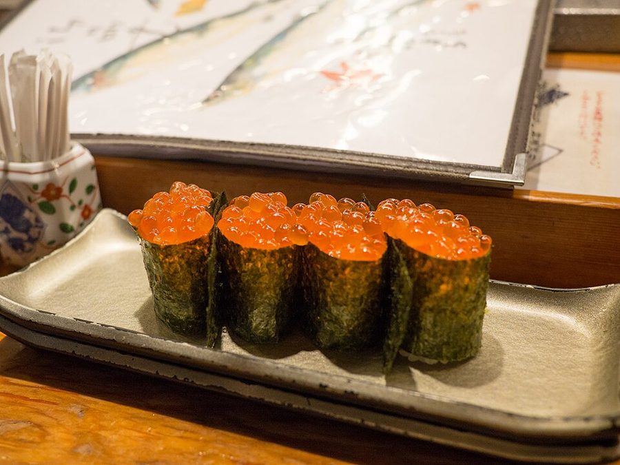 Gunkanmaki (Topped Oval Sushi)