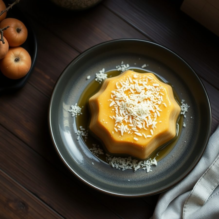 Hasude (Albanian Cornstarch Pudding)
