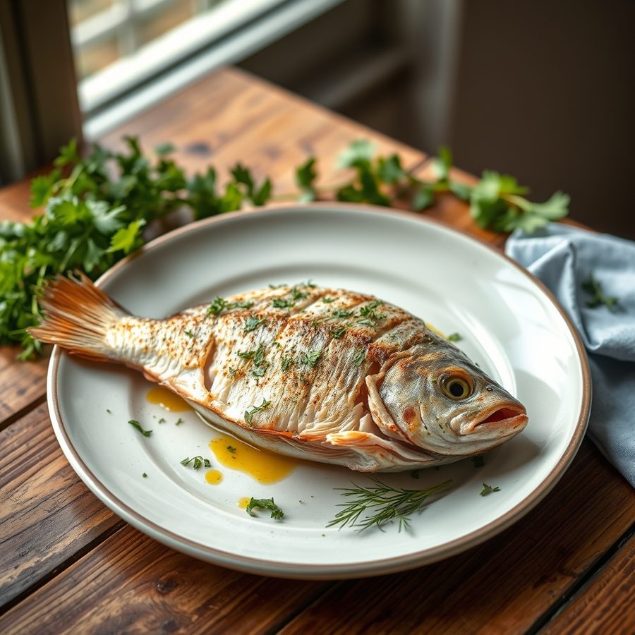 Herb Grilled Snapper