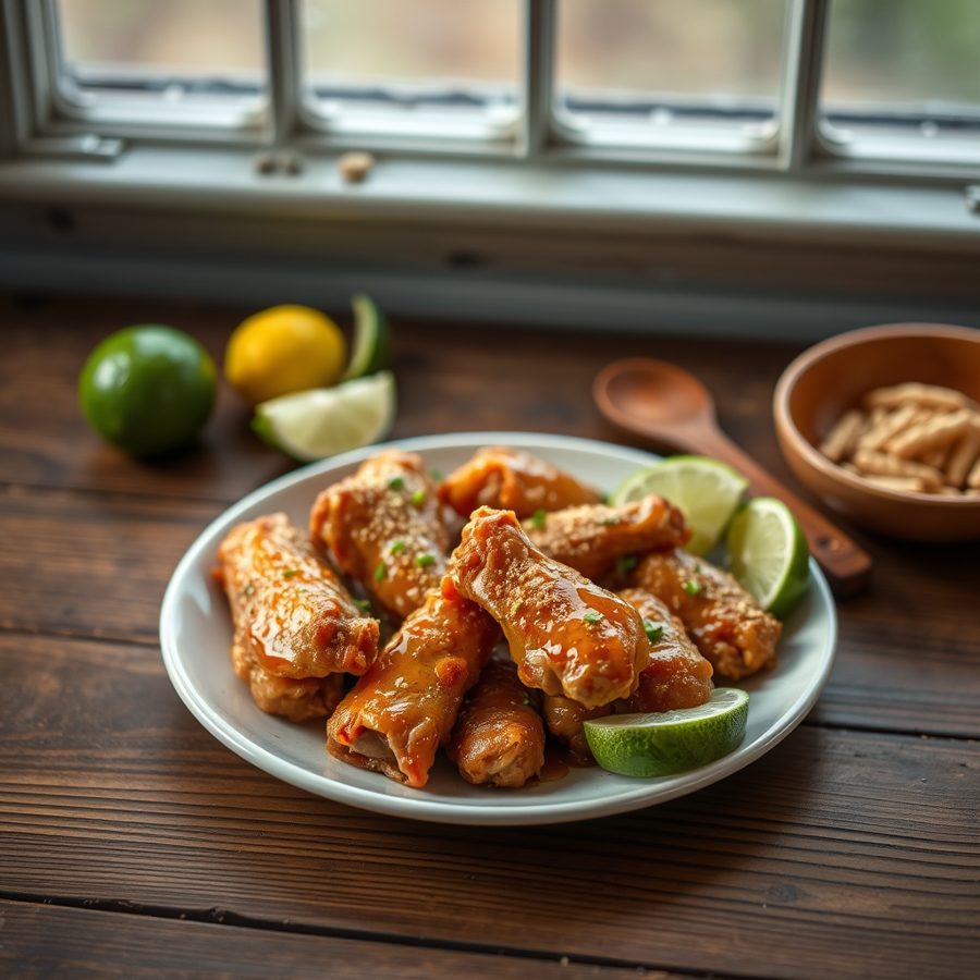 Honey Lime Chicken Wings