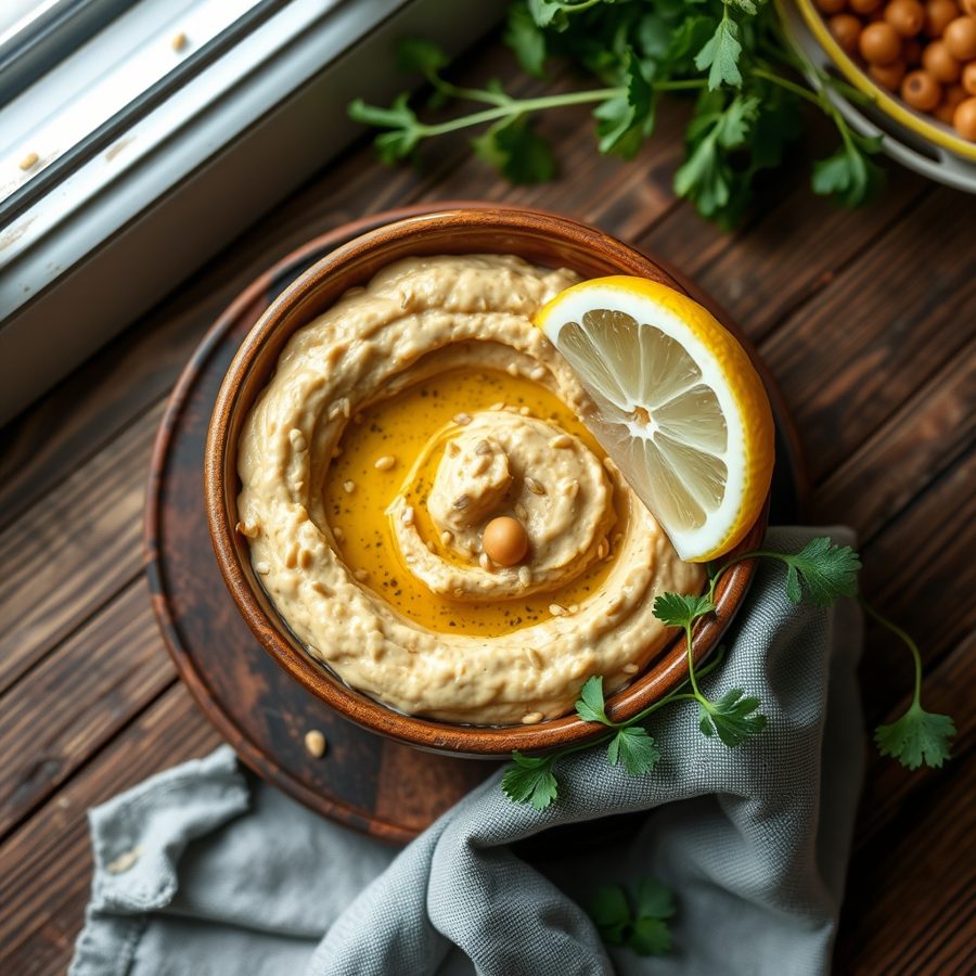 Hummus with Sprouted Chickpea