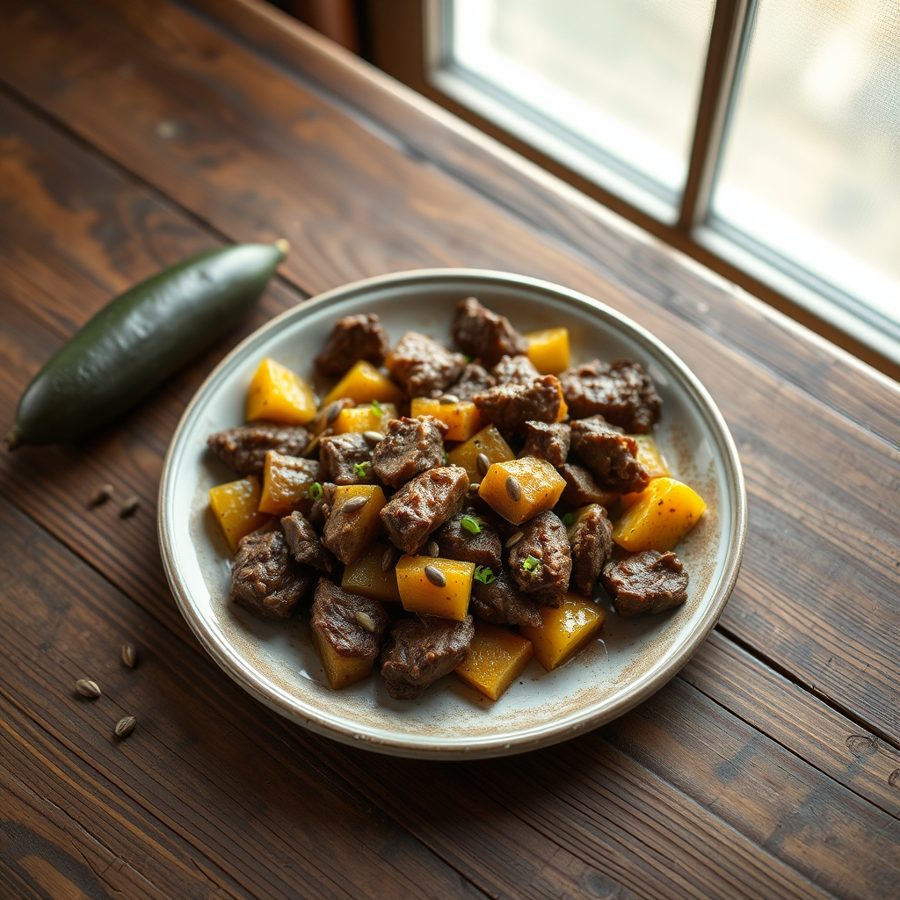 Kondre (Cameroonian Plantain and Meat Stew)
