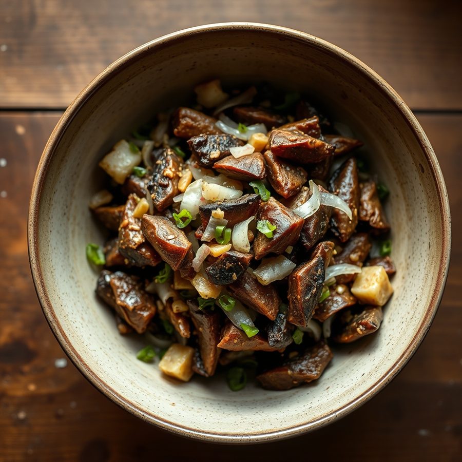 Kwado (Nigerian Cassava Flour Salad)