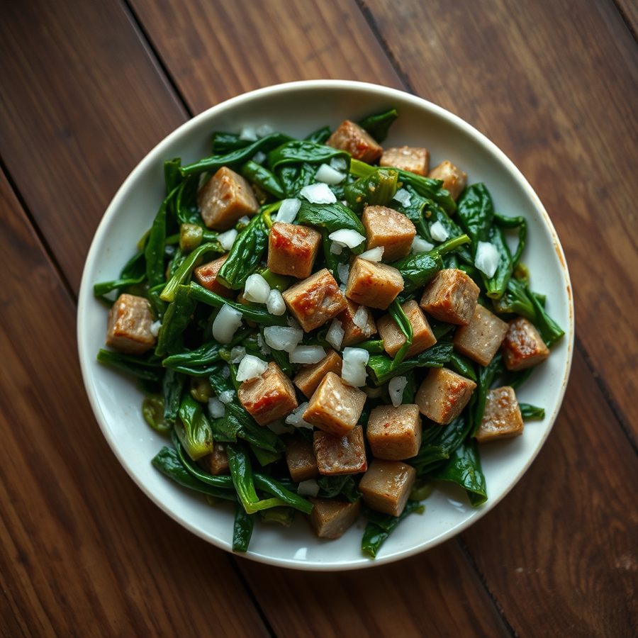 Liberian Potato Greens