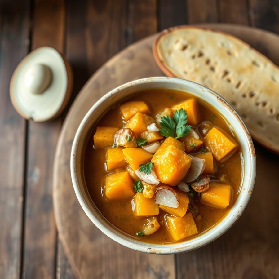 M'batata (Sweet Potato and Peanut Soup)