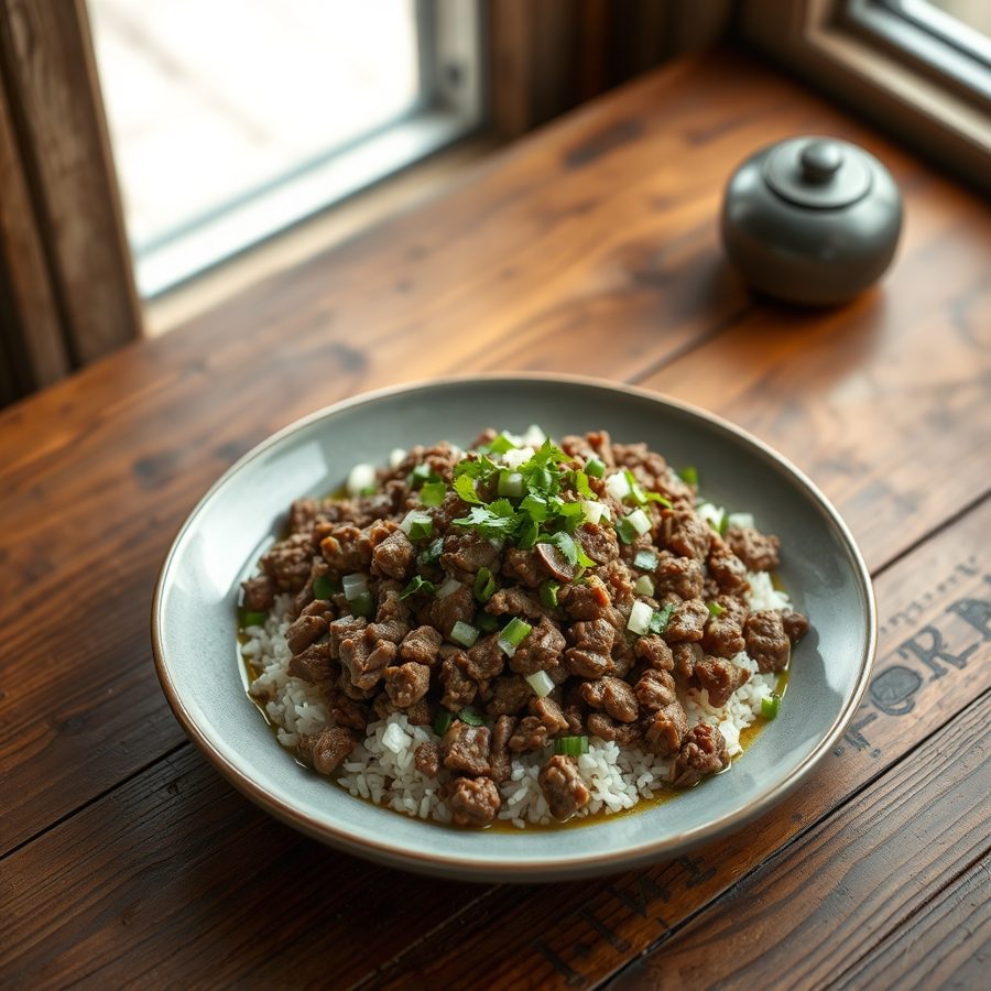 Maklubi (Rice with Meat and Vegetables)