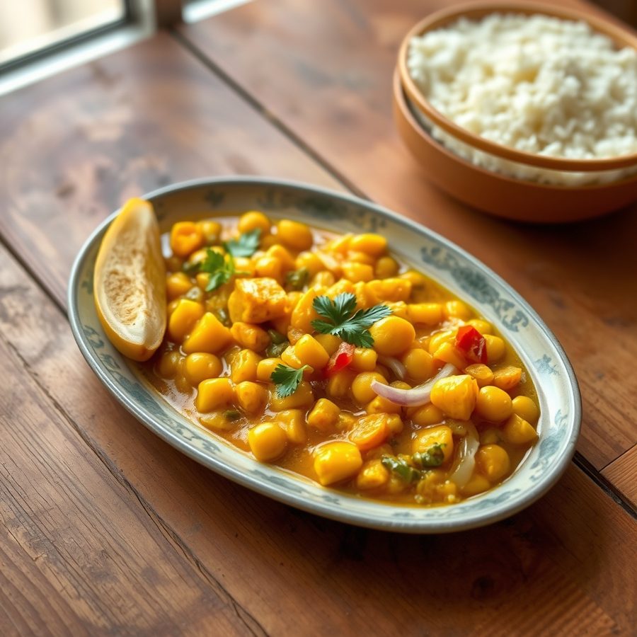 Mango and Yellow Split Pea Curry