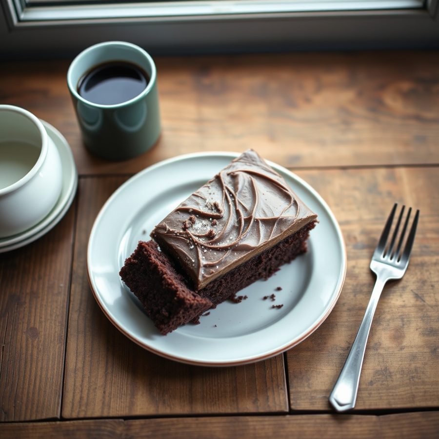 Mexican Chocolate Cake with Mocha Buttercream