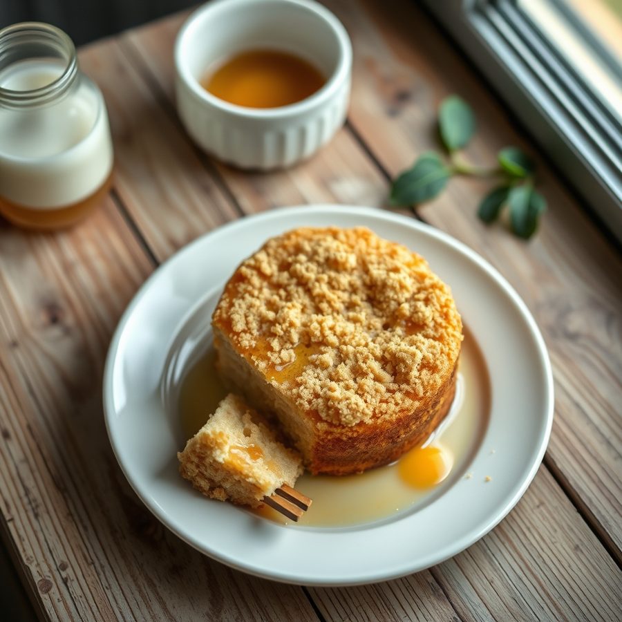 Microwave 1-2-3 Cake