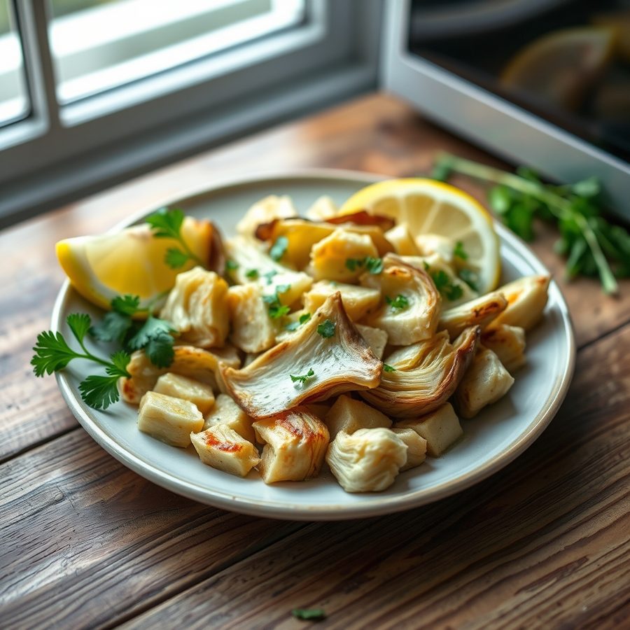 Microwaved Artichoke