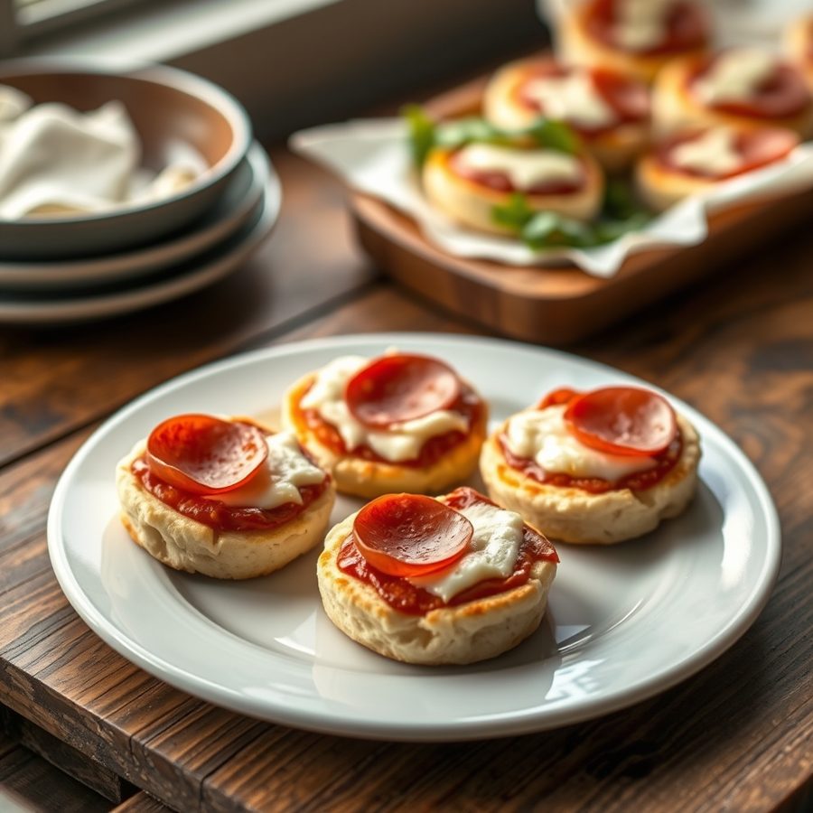 Mini English Muffin Pizzas