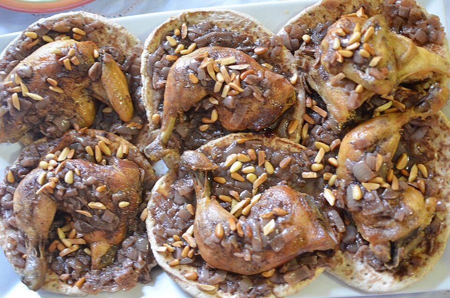 Musakhan (Palestinian Spiced Chicken)