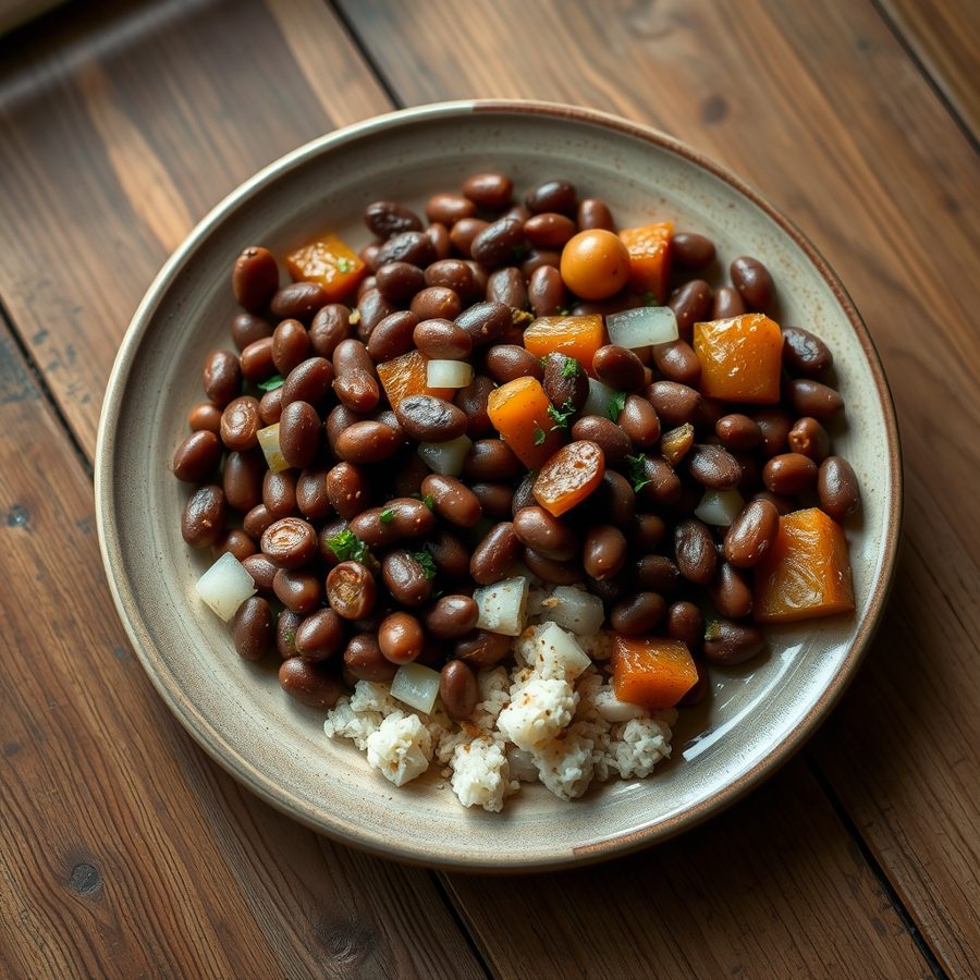 Nigerian Beans and Yam