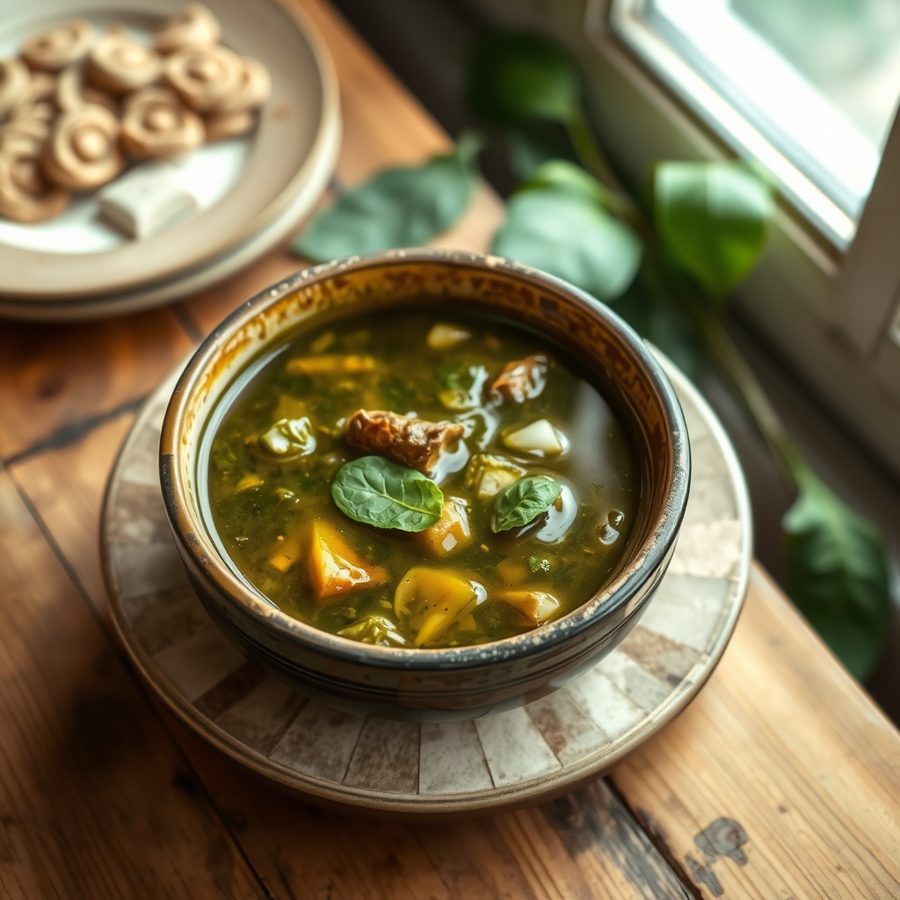 Nigerian Bitter Leaf Soup II