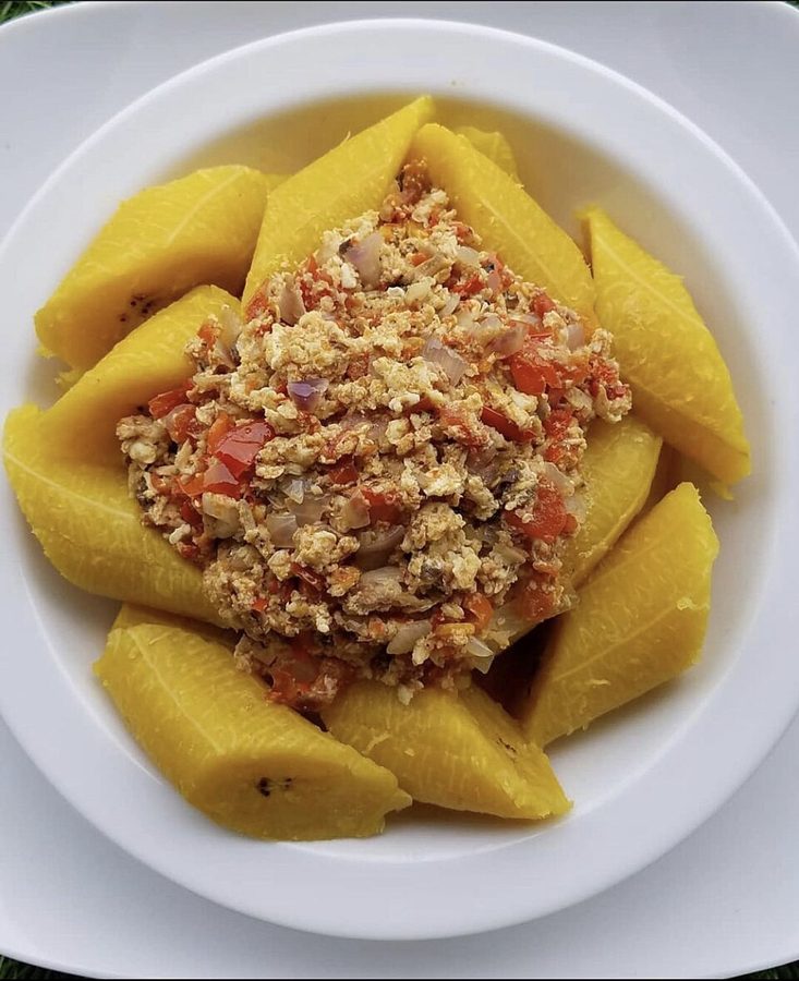 Nigerian Boiled Plantain
