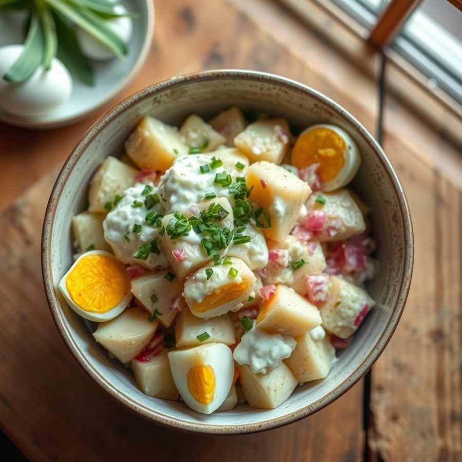 Nigerian Cream Potato Salad