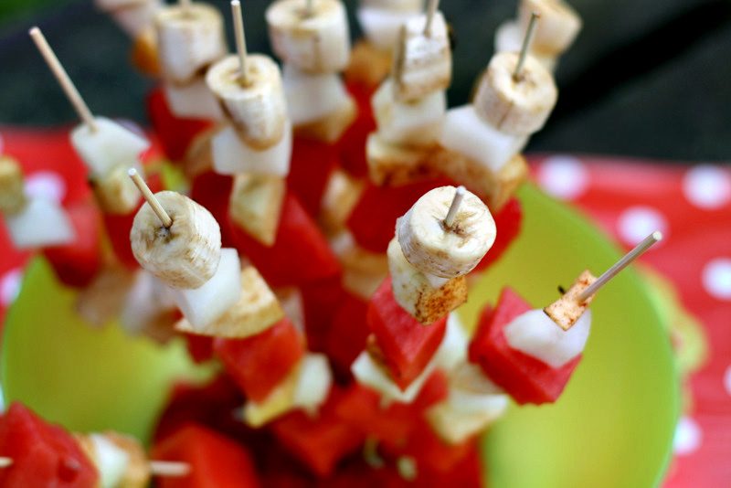Nigerian Fruit Skewer