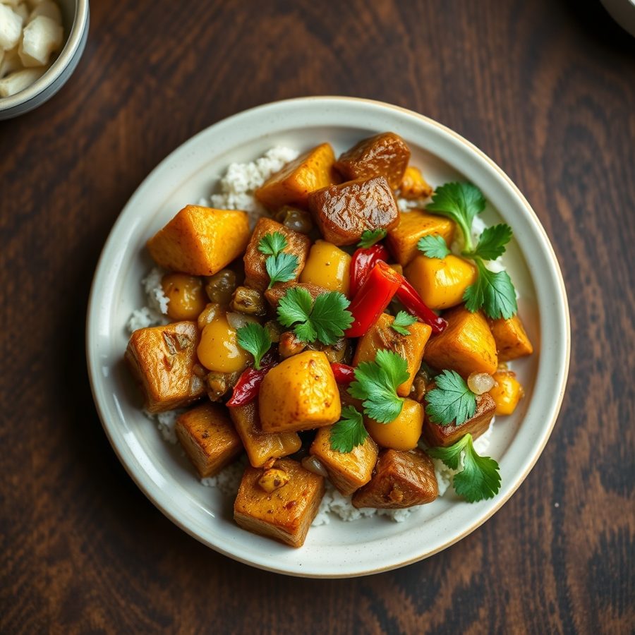 Nigerian Plantain Stew