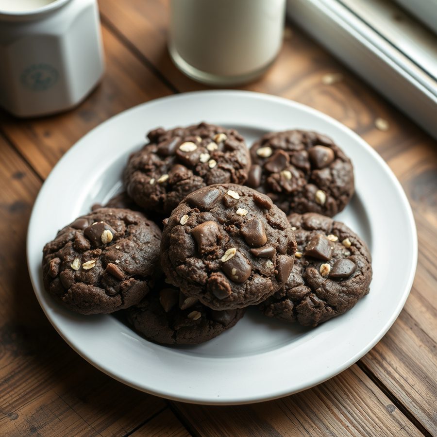 No-Bake Chocolate Oatmeal Cookies