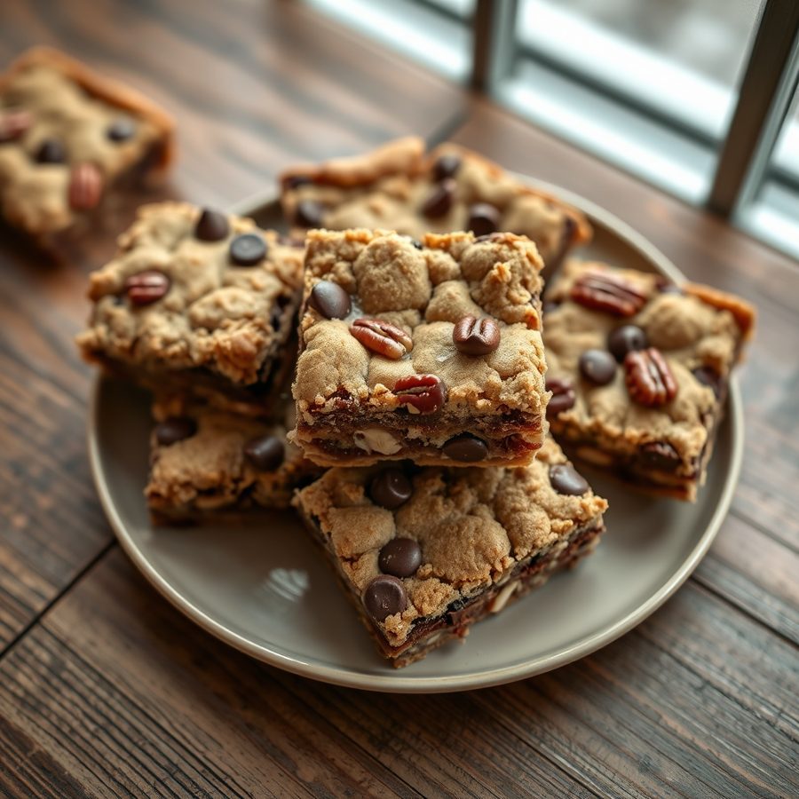Nutty Buddy Chocolate Cookie Bars