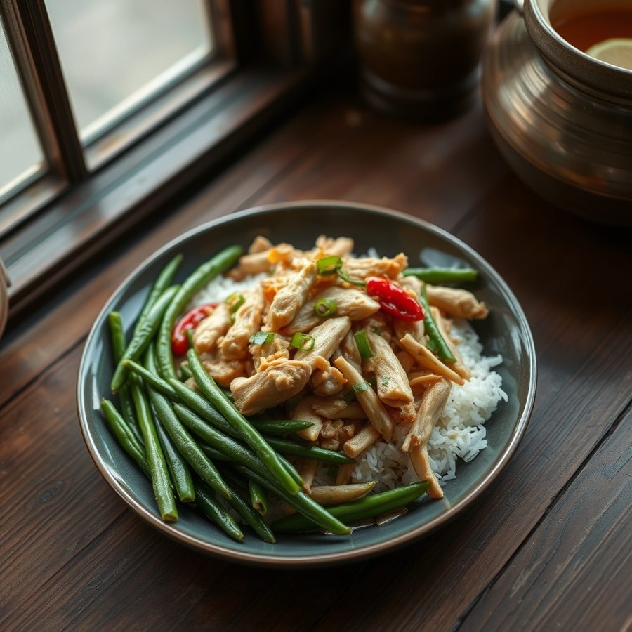 Pad Kra Pao Gai (Thai Basil Chicken Stir Fry)