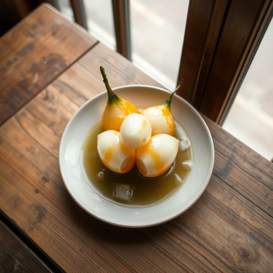 Palm Fruit with Syrup